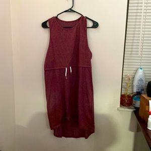 Burgundy shirt/dress